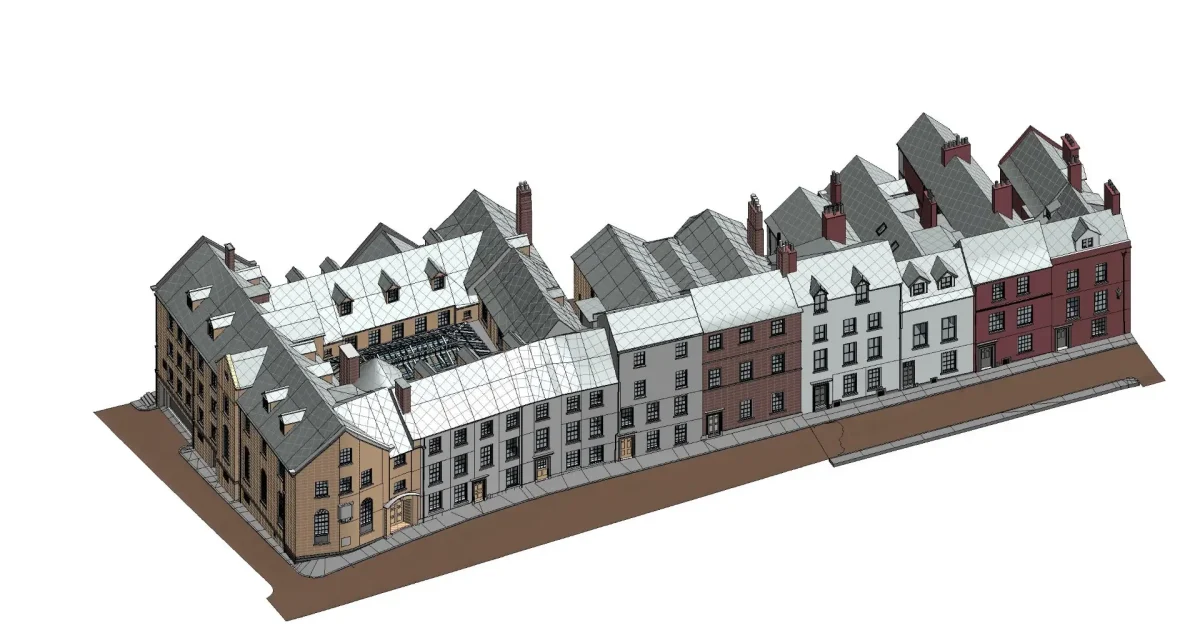 A 3D Building Model of a large site.